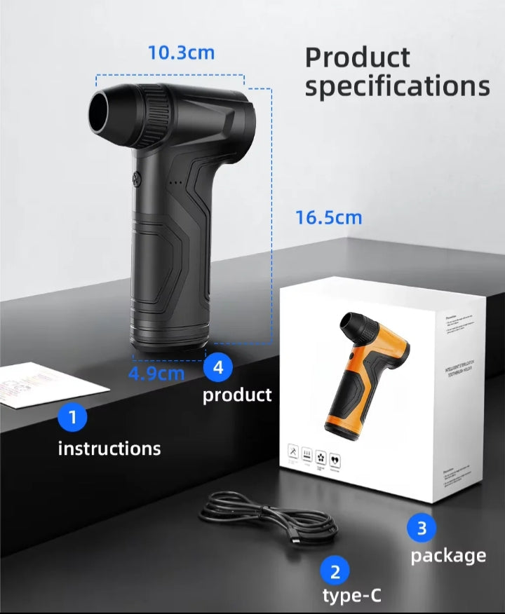 Nexus AirBlast — Soplador Portátil 110,000 RPM